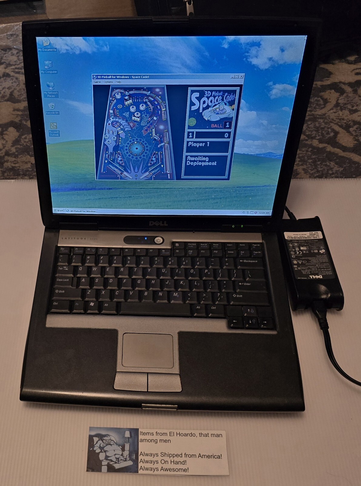 Dell Latitude D520 14″ Windows XP Laptop Wifi 1.6GHz 1.5GB Ram 60GB HDD