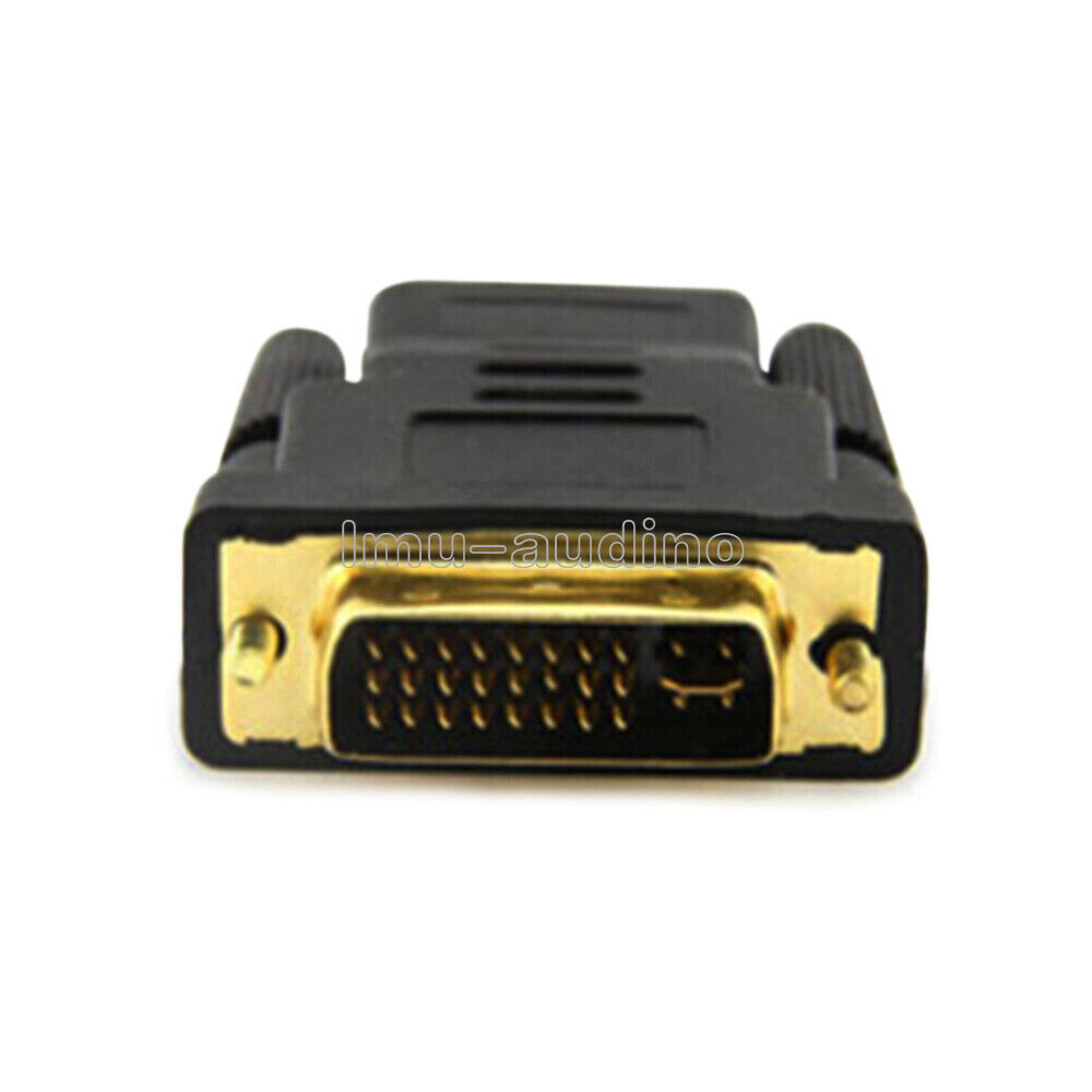 HDMI Male To DVI-D Female 24+1 DVI Cord Cable Converter Adapter