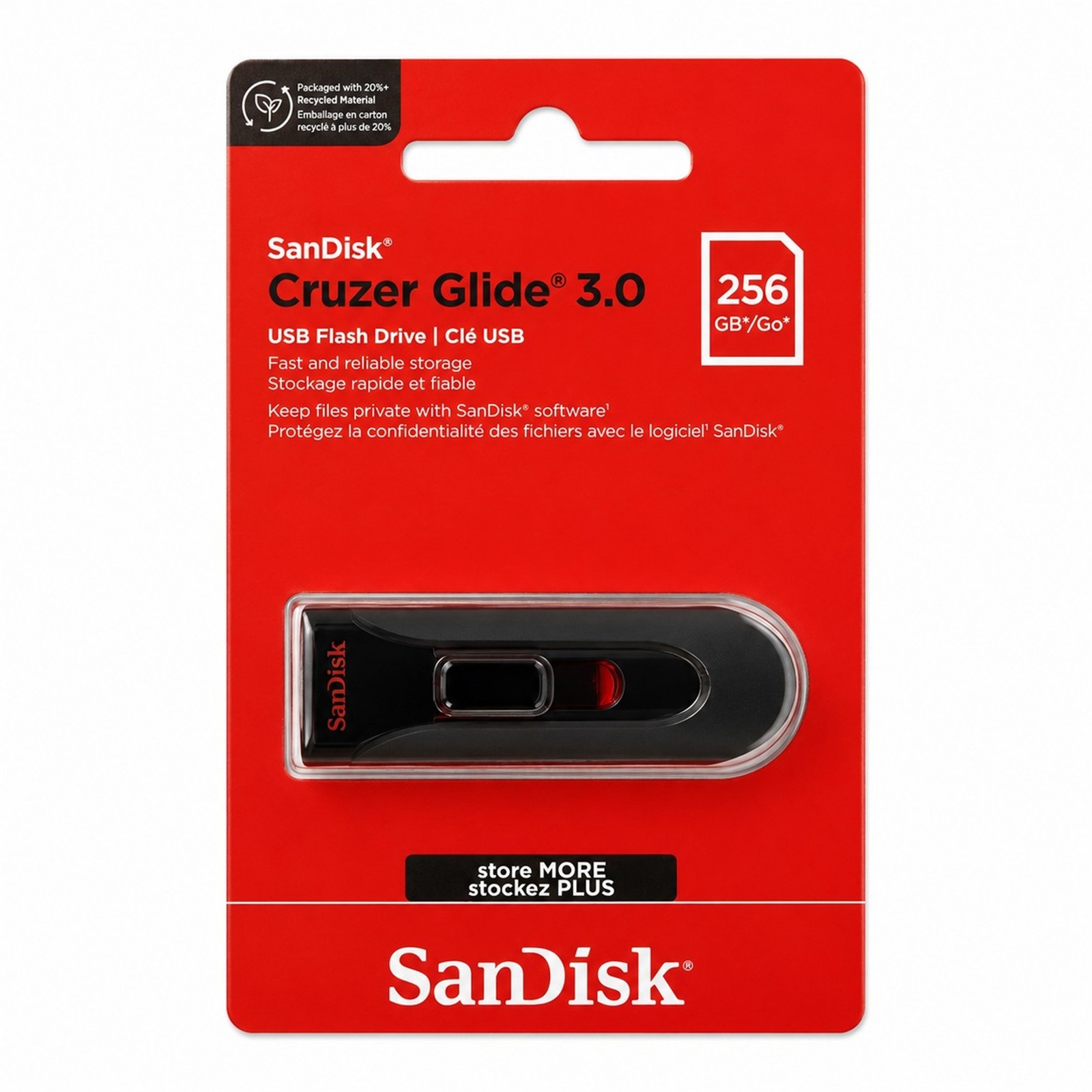 SanDisk Cruzer Glide 256GB USB 3.0 Flash Drive