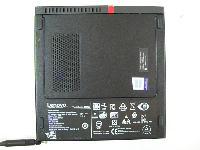 Lenovo ThinkCentre M710q Mini Desktop i5-7500T 8GB No SSD Win10 COA
