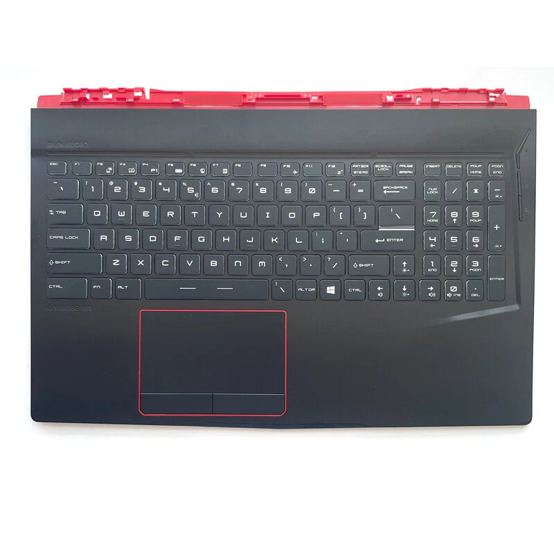 For MSI GE63 GE63VR MS-16P1 8RD 8RC 8RE Upper Case Palmrest RGB Backlit Keyboard