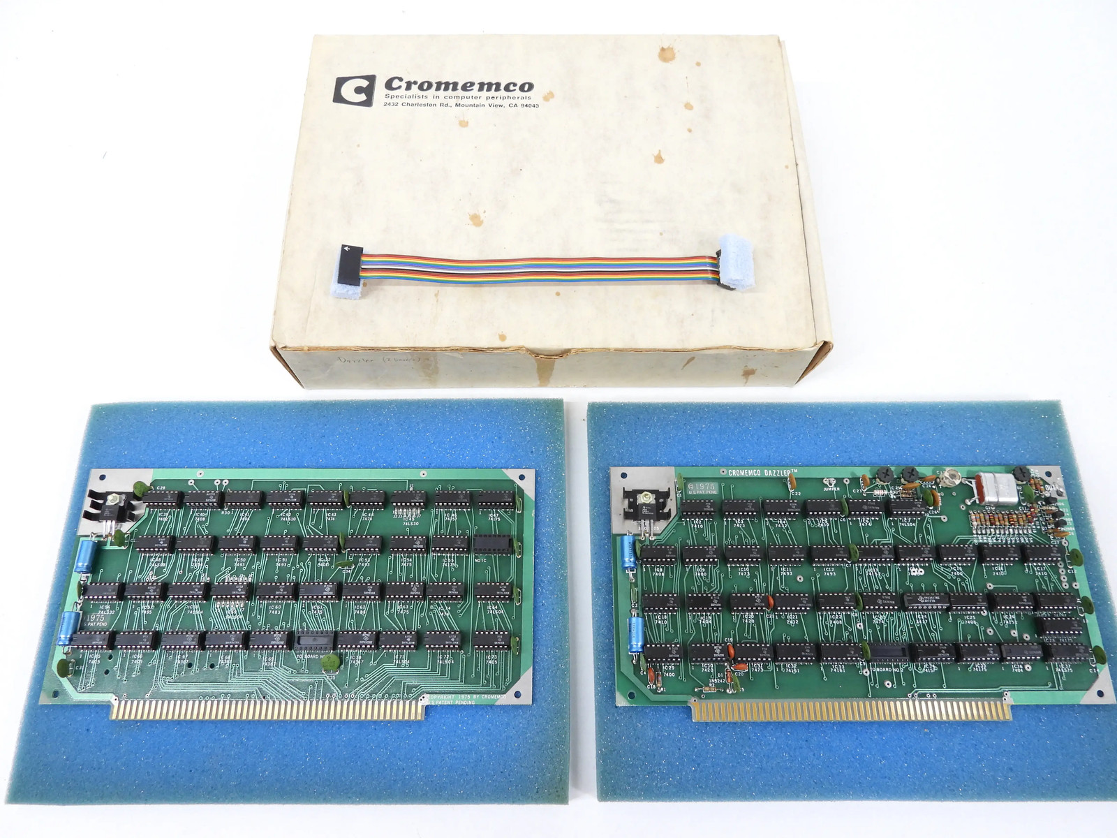 Cromemco Dazzler Vintage 1975 Color Graphics Computer Board + Box (very nice)