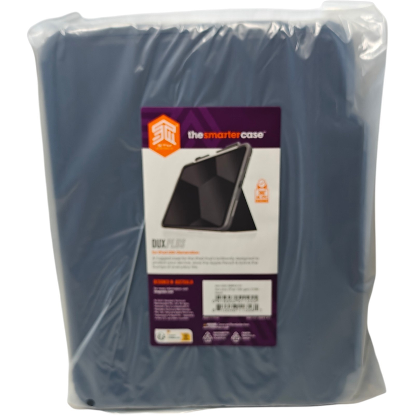 STM Dux Plus Folio Case for iPad 10th Gen 2022 Lightweight Blk STM-222-388KX-01