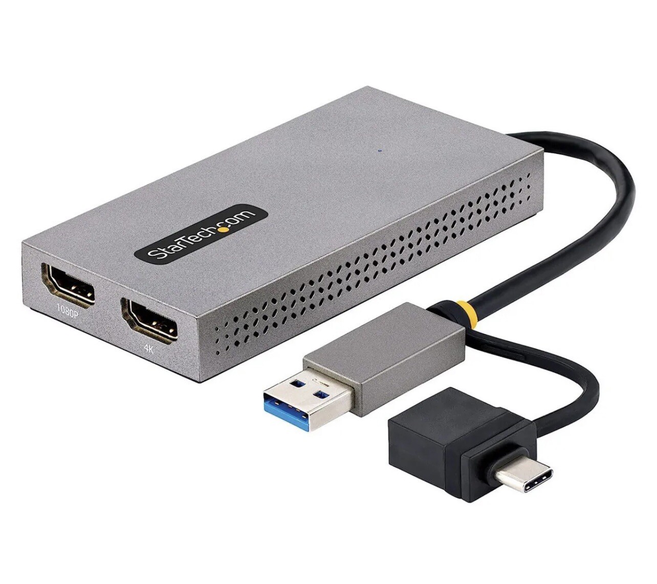 StarTech USB 3.1 (USB-A/USB-C) to Dual HDMI Adapter-4K 30hz/1080p #107BUSBHDMI