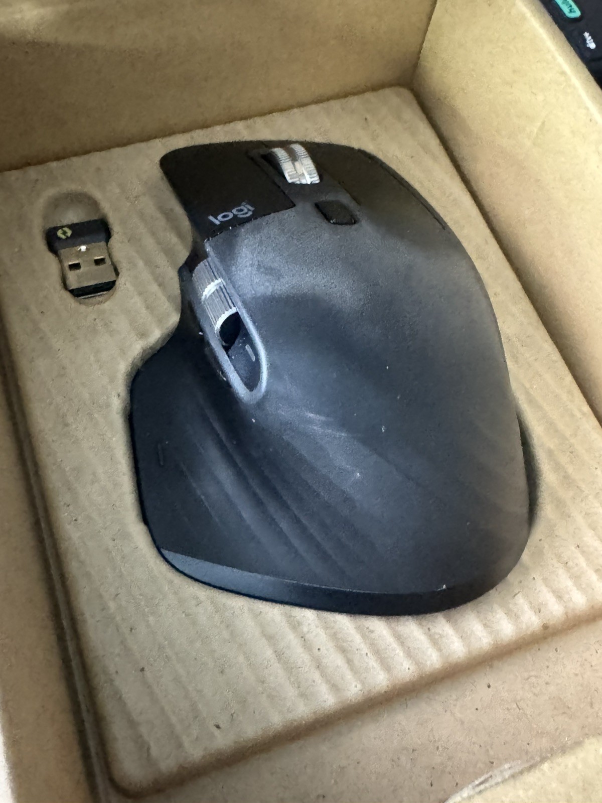 Logitech MX Master 3S Wireless Mouse – Black (Includes Reciever)