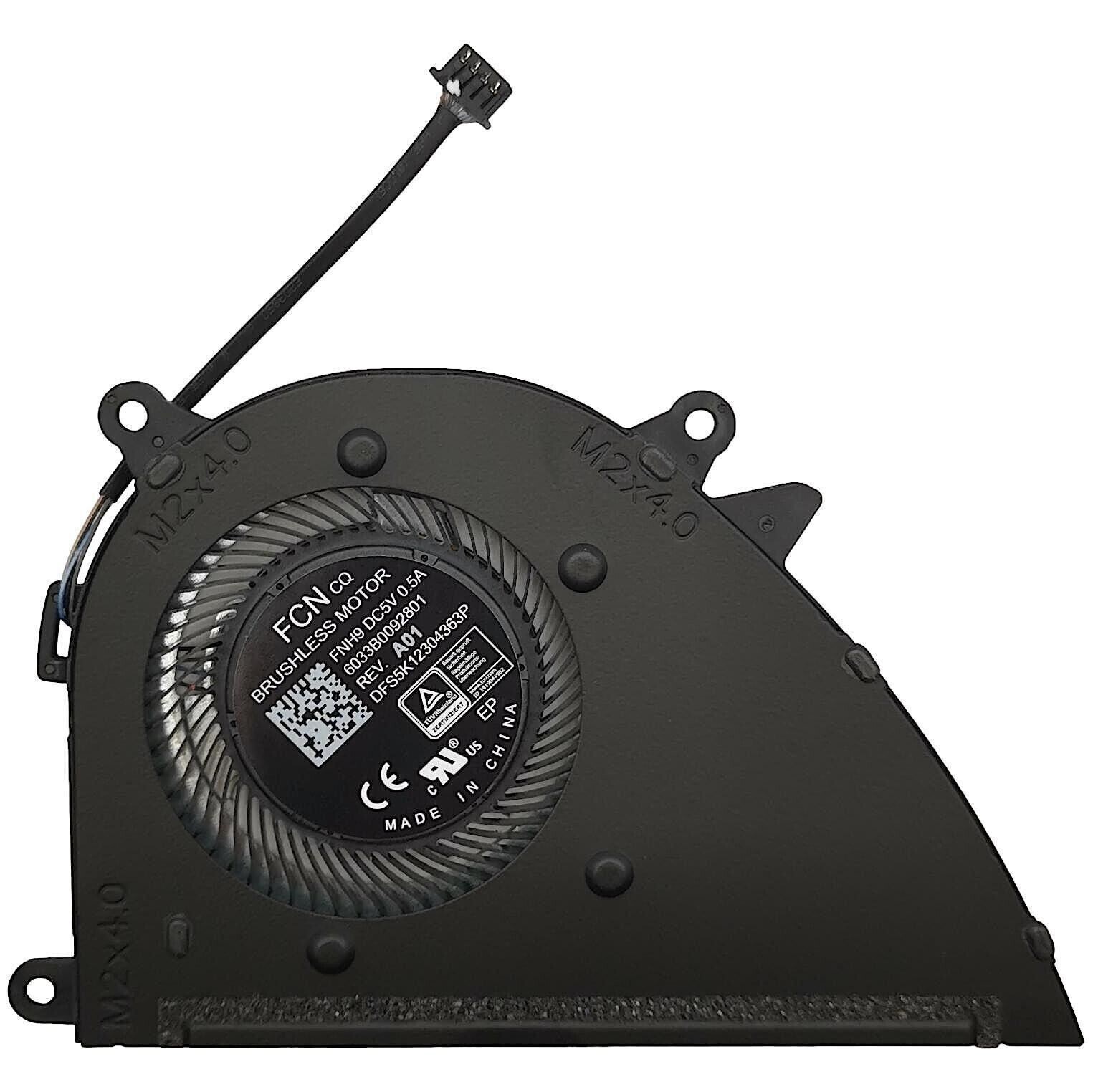For HP 17-cn3033cl 17-cn3034wm 17-cn3053cl 17-cn3097nr Laptop CPU Cooling Fan