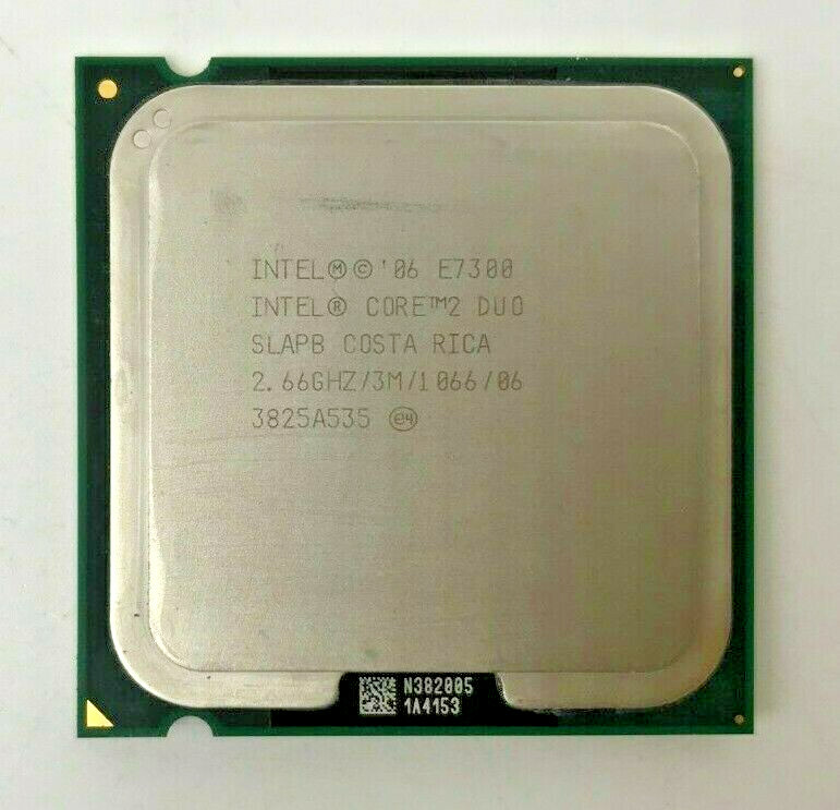 Intel Core 2 Duo E7300 SLAPB – 2,66GHz/3M/1066/06 – Sockel LGA775 COSTA RICA#399