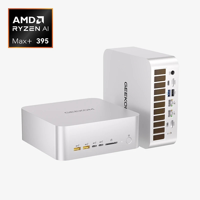 GEEKOM A9 Mega AI Mini PC with AMD Ryzen Al Max+ 395 – 128GB LPDDR5x AI RAM