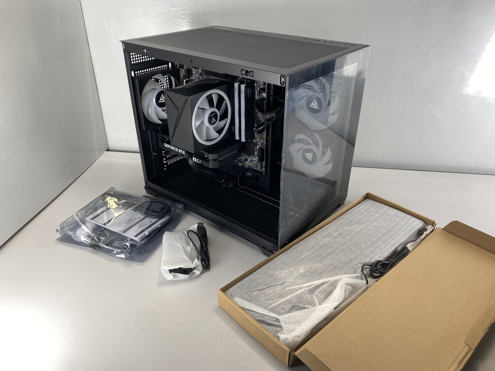 MSI Desktop MS-7D37 Intel Core i5-14400F 2TB RTX 5060- Black