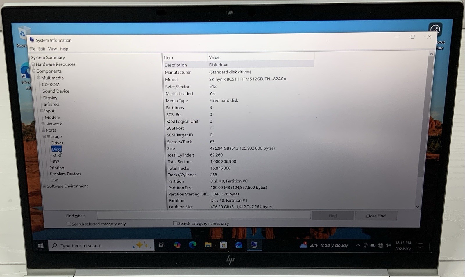 HP EliteBook 840 G7 14″ Intel i5-10310U 16GB DDR4 512GB NVMe | Windows 10 Pro