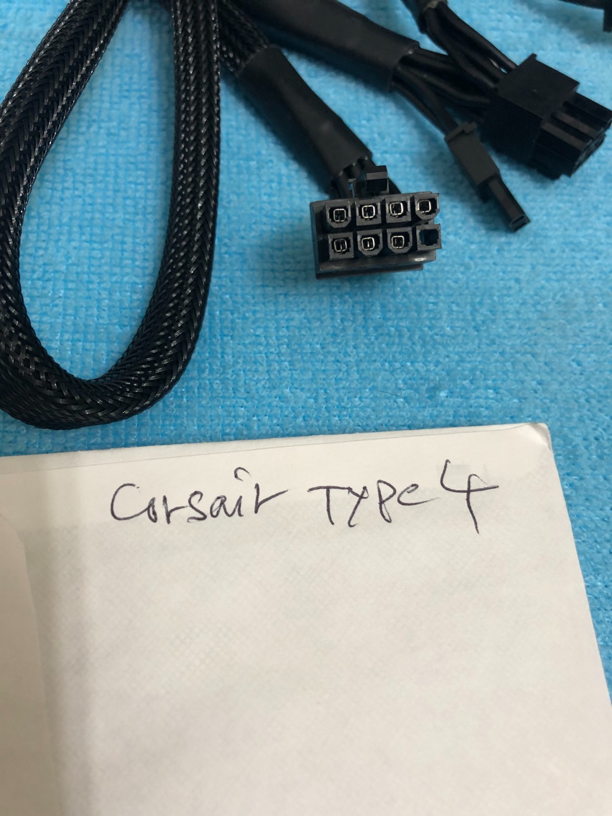 CORSAIR PCIE POWER CABLE Dual 8 pin for CORSAIR RM750X , RM850X ,RM1000X,ORIGIN