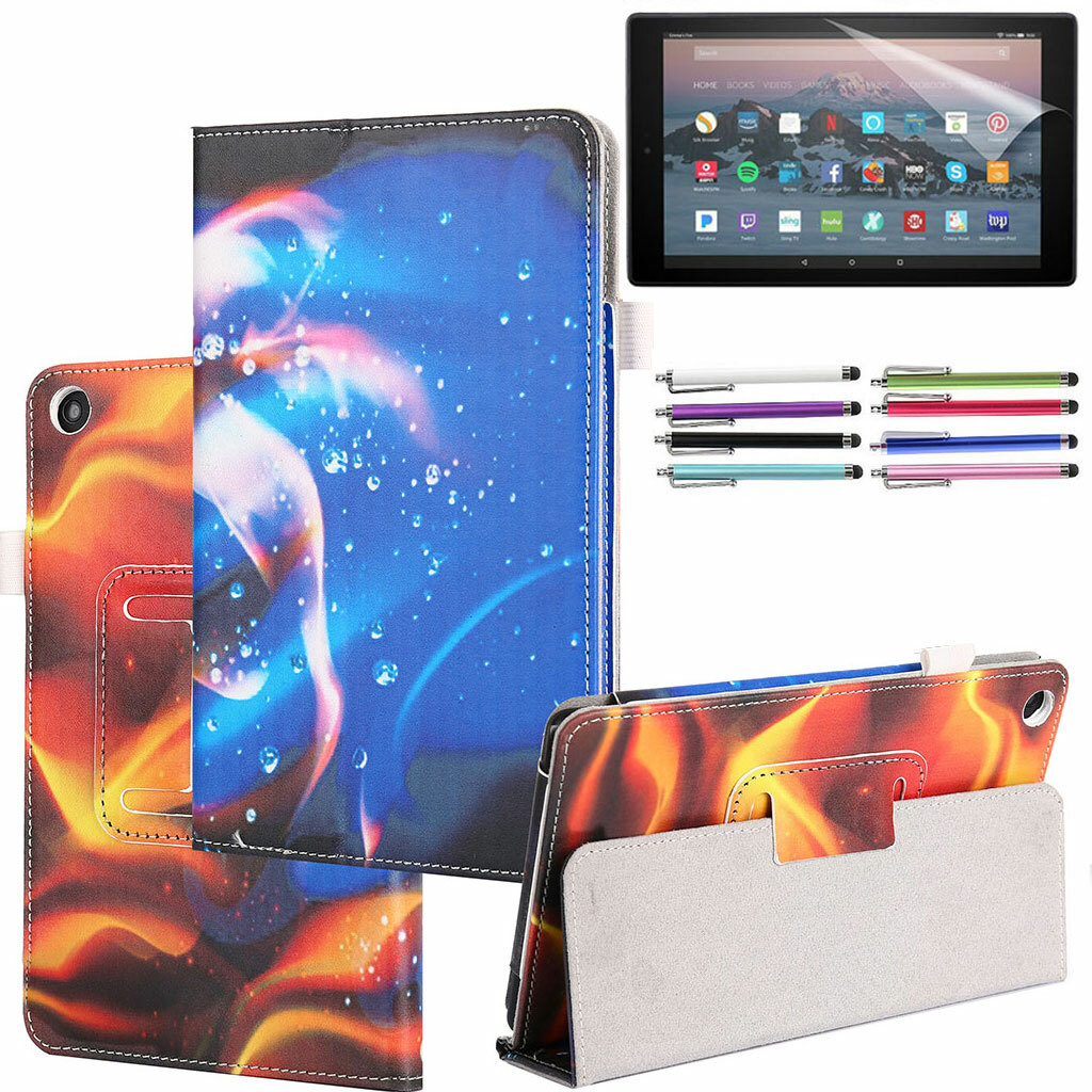 For Amazon Fire HD 10 10.1 inch Tablet Case 2023/2021 with Free Screen Protector