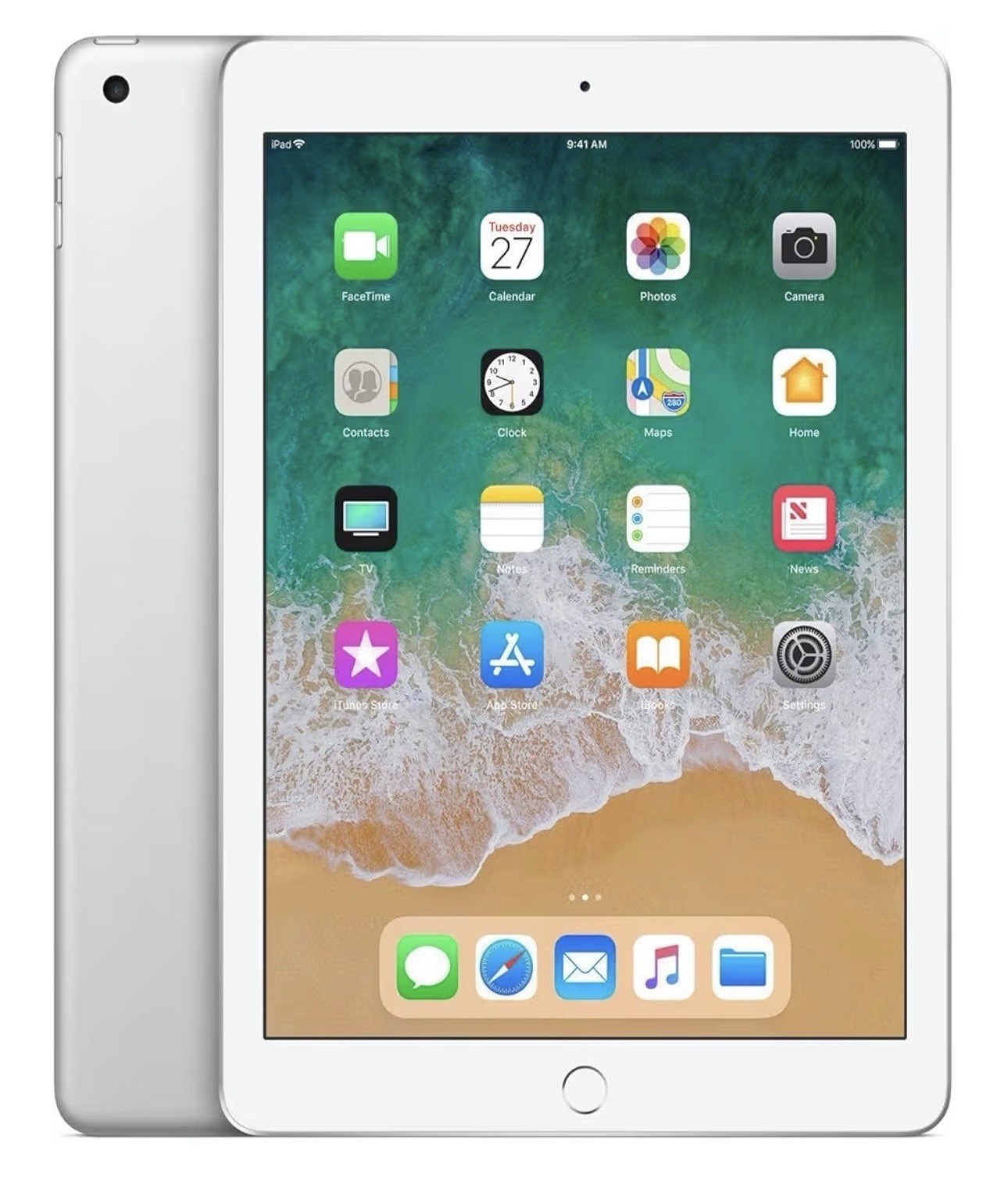 Apple iPad 9.7″ Wi-Fi Tablet – Silver, LCD Display, Built-In Front Camera
