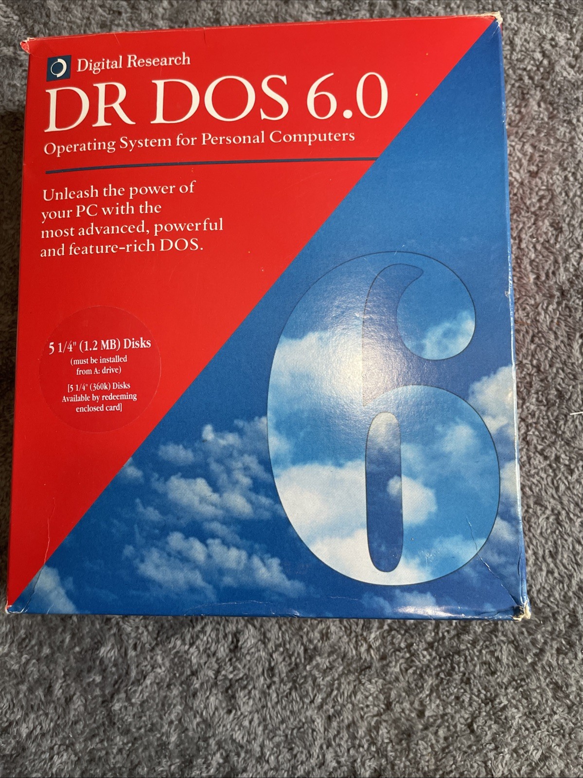 Digital Research DR DOS 6.0 Operating System for Personal Computers 5 1/4 Disks