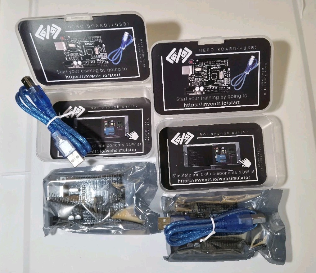 Inventr.io Arduino STEM Coding Kit Bundle 30 Days Lost In Space 37 Sensors HERO