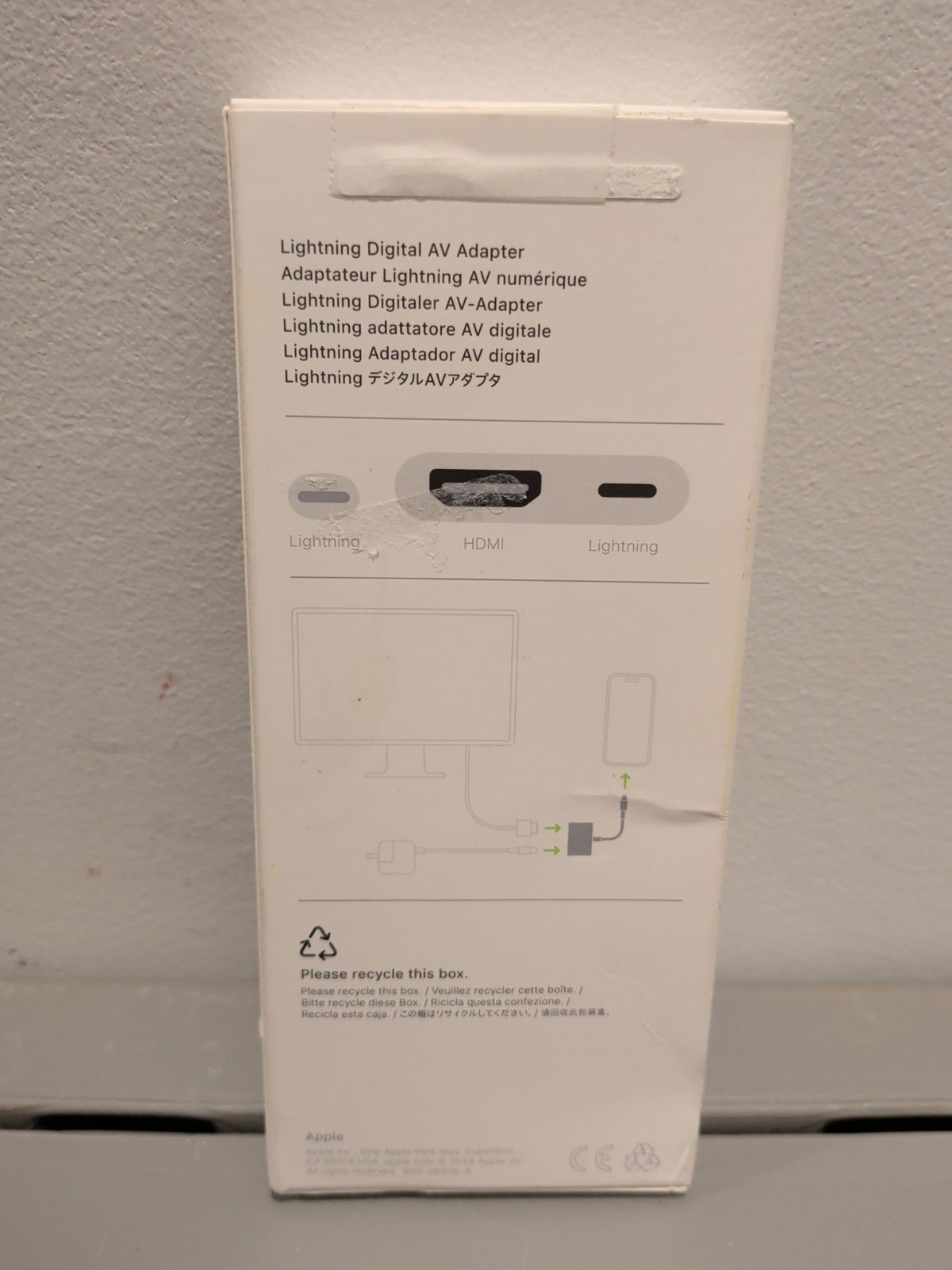 Apple Lightning Digital AV Adapter – MW2P3AM/A Brand New Open Box