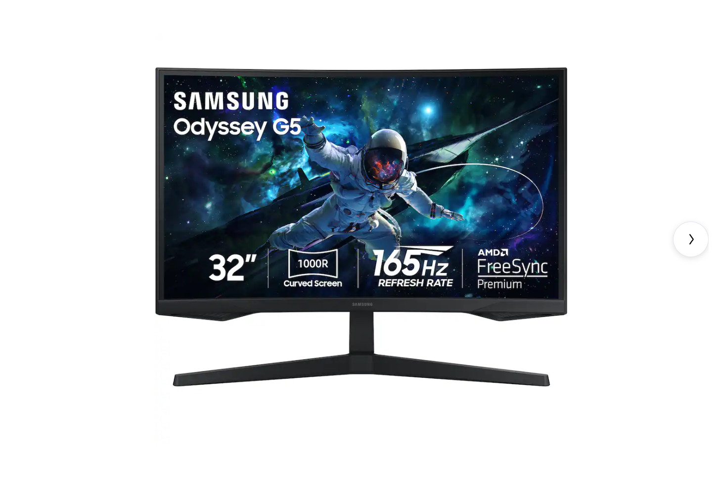 Samsung Odyssey G5 32″ Curved QHD 165Hz 1ms Gaming Monitor HDMI/DP Black