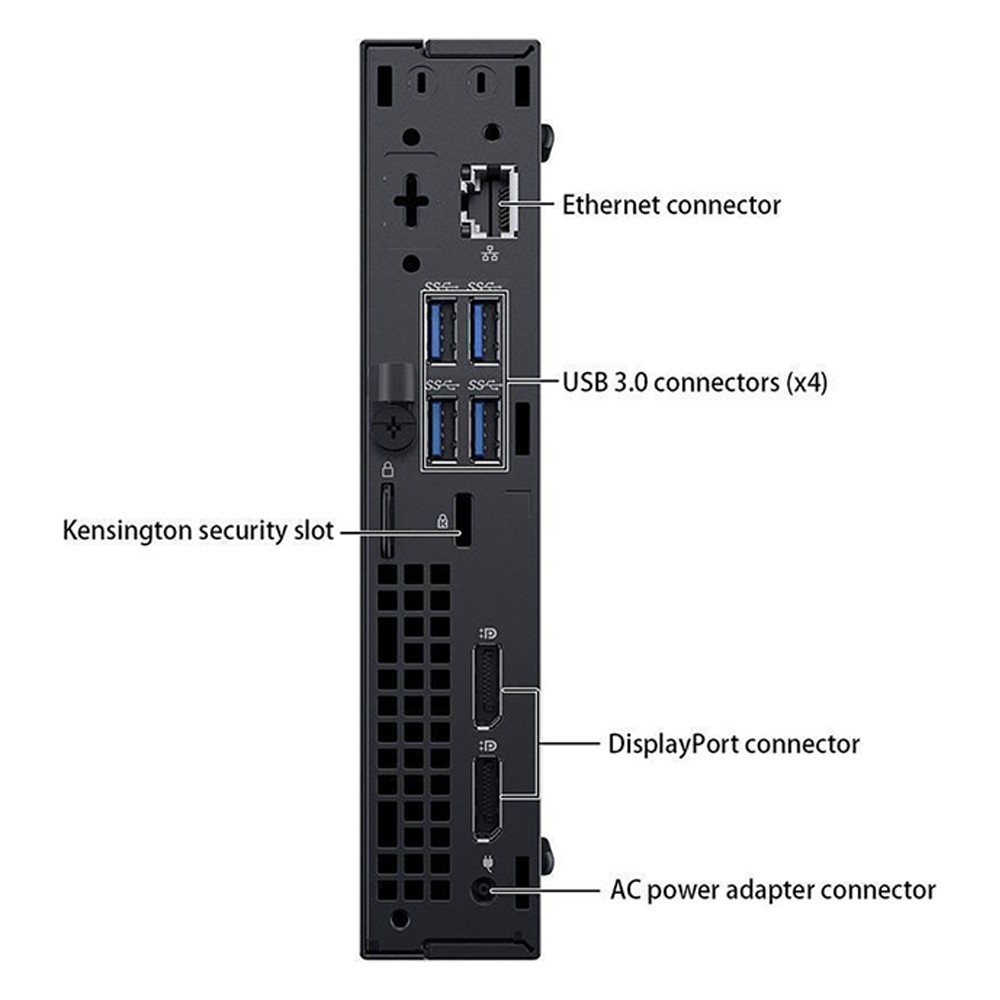 Dell Windows 11 Pro Desktop i7-9700T Computer Mini Pc Up To 32GB RAM 1TB SSD/HDD