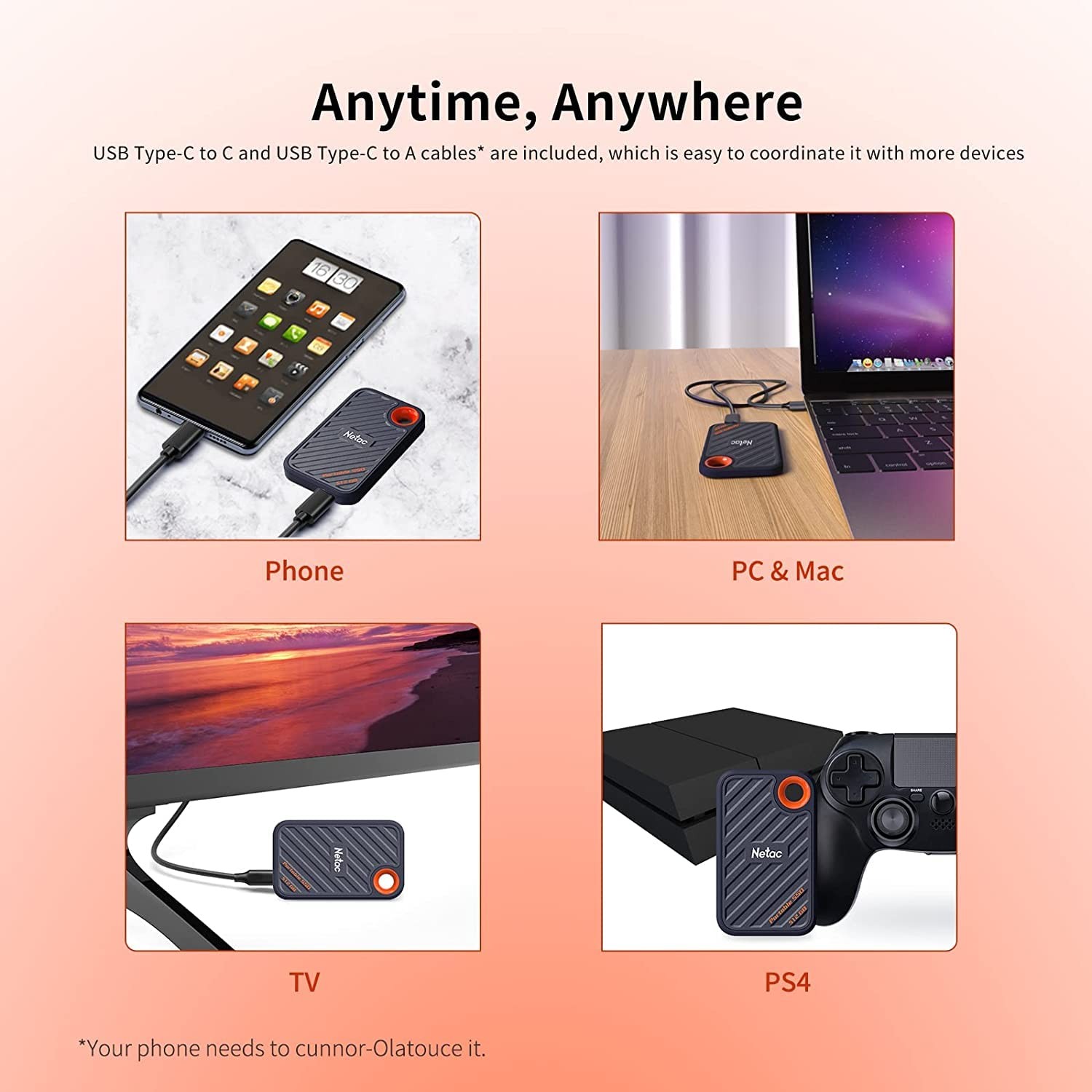 2TB Extreme Portable NVMe SSD Up to 2000MB/s Read 1700MB/s Write Speed USB 3.2 G