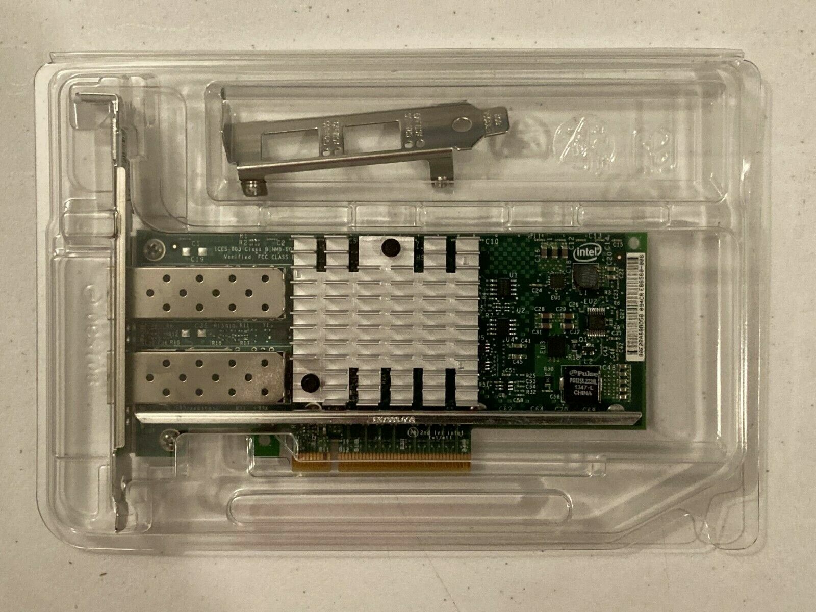 Dell INTEL X520-DA2 Server Adapter 10 Gbps Dual Port E10G42BTDA both brackets