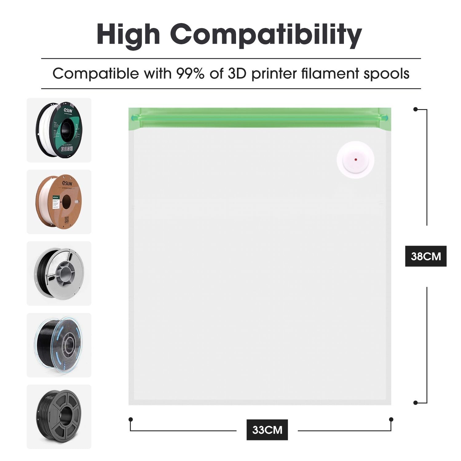 Pro 2 Vacuum Storage Kit for 3D Printing Filaments – Dust & Humidity Resistant