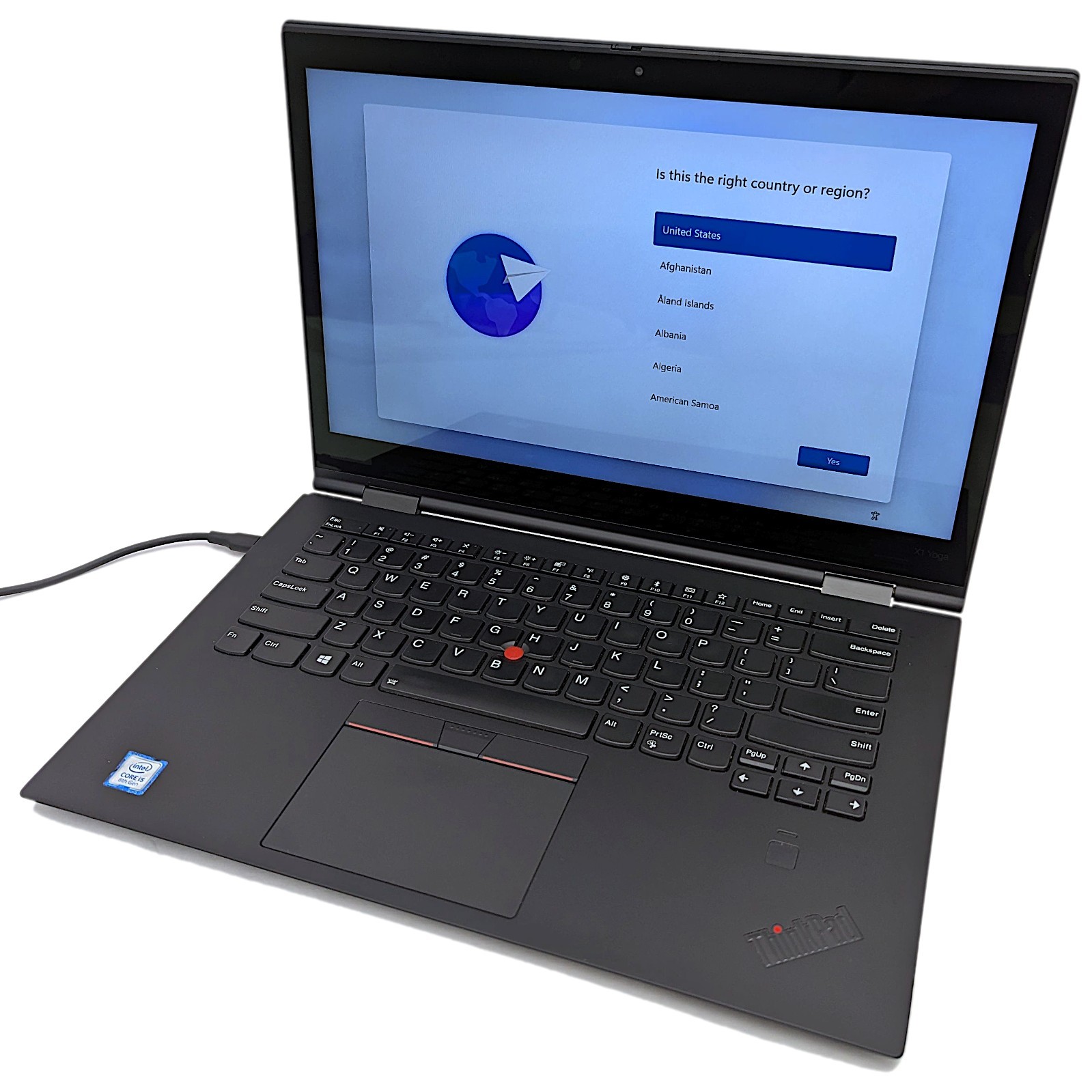 Lenovo ThinkPad X1 Yoga 3rd Gen 14″ Laptop i5-8250U 8GB RAM 256GB SSD Windows 11