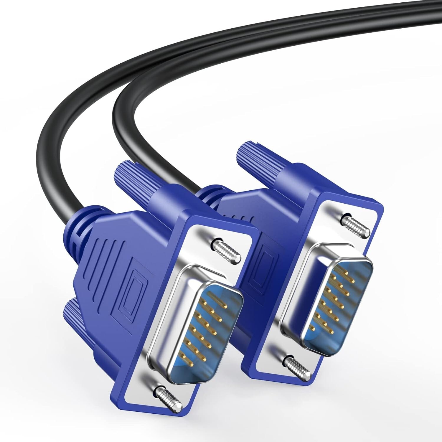 Premium Heavy Duty 5ft VGA SVGA Video Cable Cord Male to Male PC Laptop Monitor
