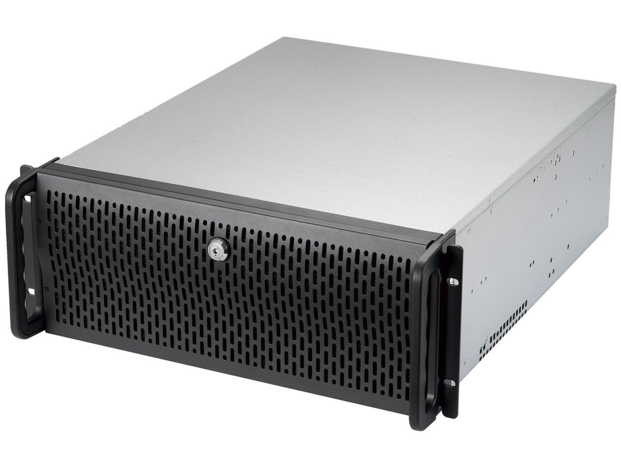 Rosewill RSV-R4000U 4U Server Chassis Rackmount Case | 8 3.5″ HDD Bays, 3 5.25″