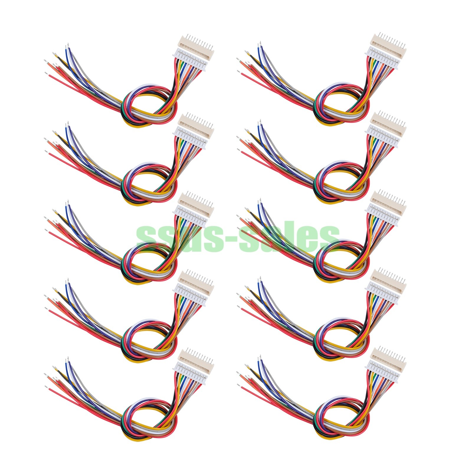 MX1.25 Electronic Cable Single-Ended 11Pin 15CM Straight Pin Header (Unsoldered)