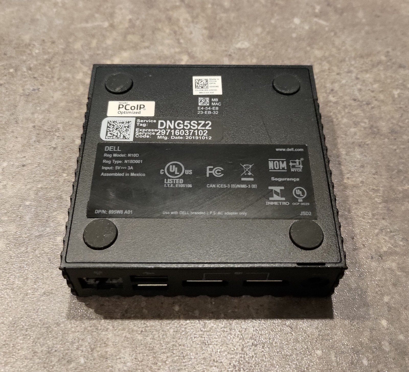 Dell Wyse 3040 Thin Client Intel Atom 1.92Ghz Quad Core 2GB RAM 8GB SSD 1080p