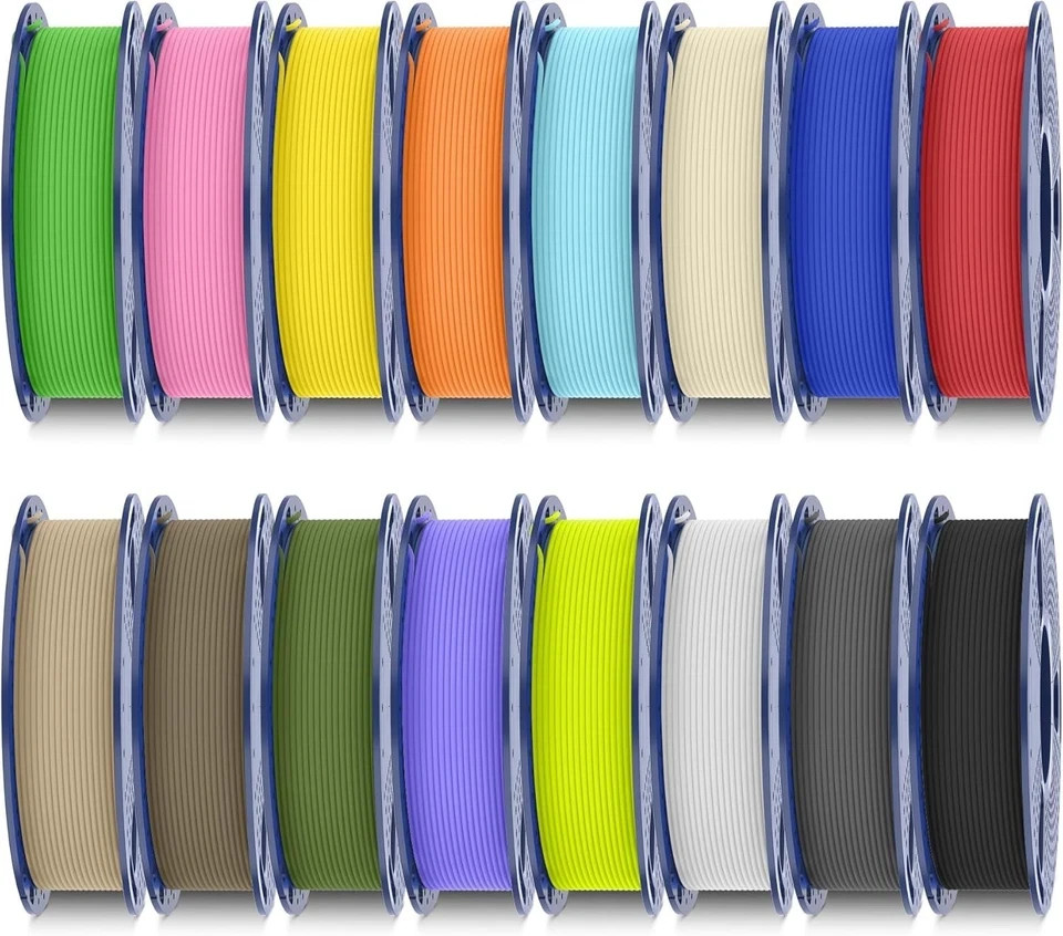 SUNLU 16 Color PLA Filament Bundle Multicolor 3D Printer 1.75mm Individually