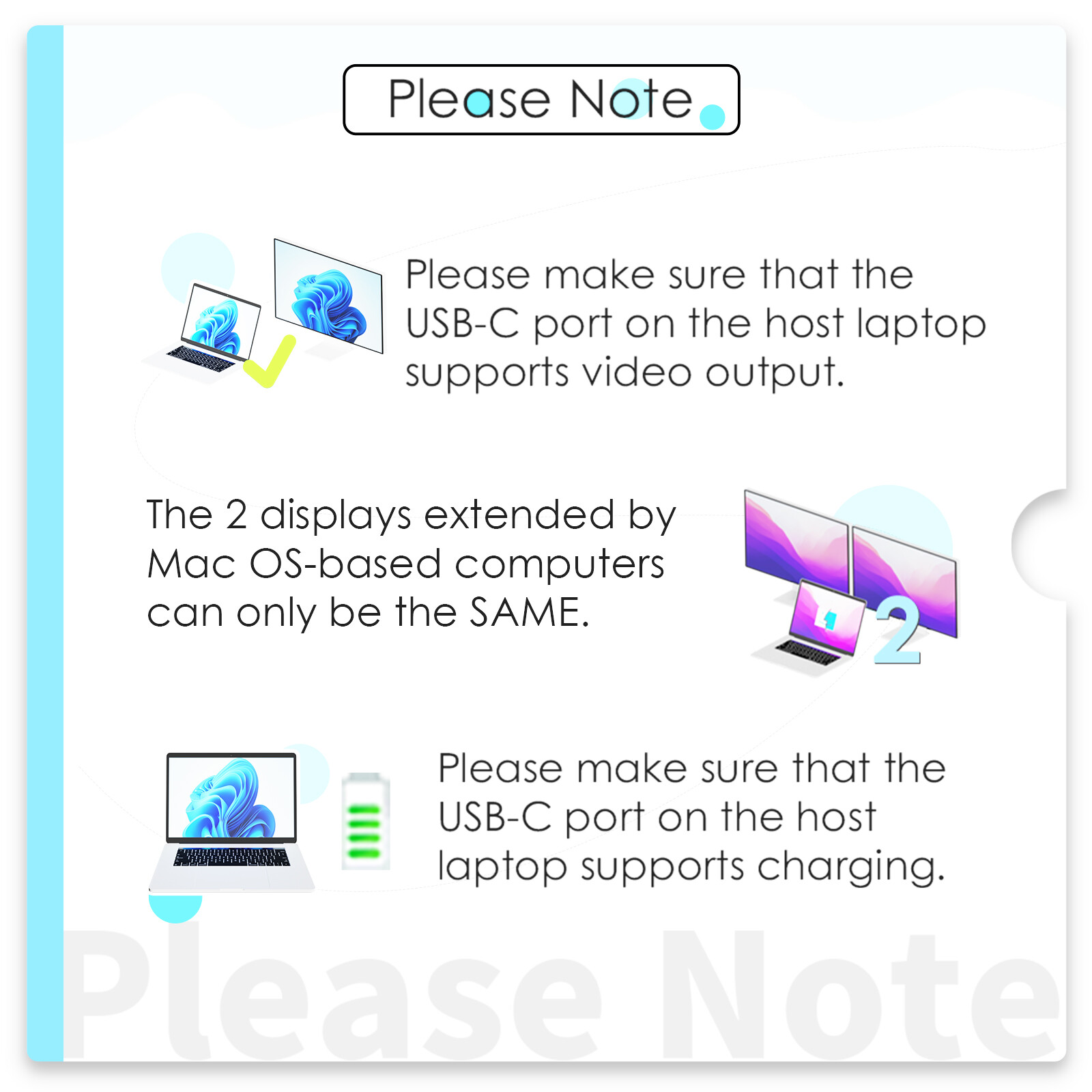 Dual 4K Display Hub USB C Docking Station Dual 4K HDMI 85W PD 10Gbps USB-A/C 3.2