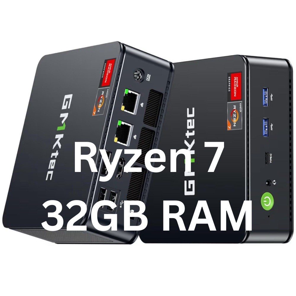 NEW GMKtec Mini Gaming PC M5 Ultra AMD Ryzen 7 7730U 32GB RAM 512GB SSD (SEALED)