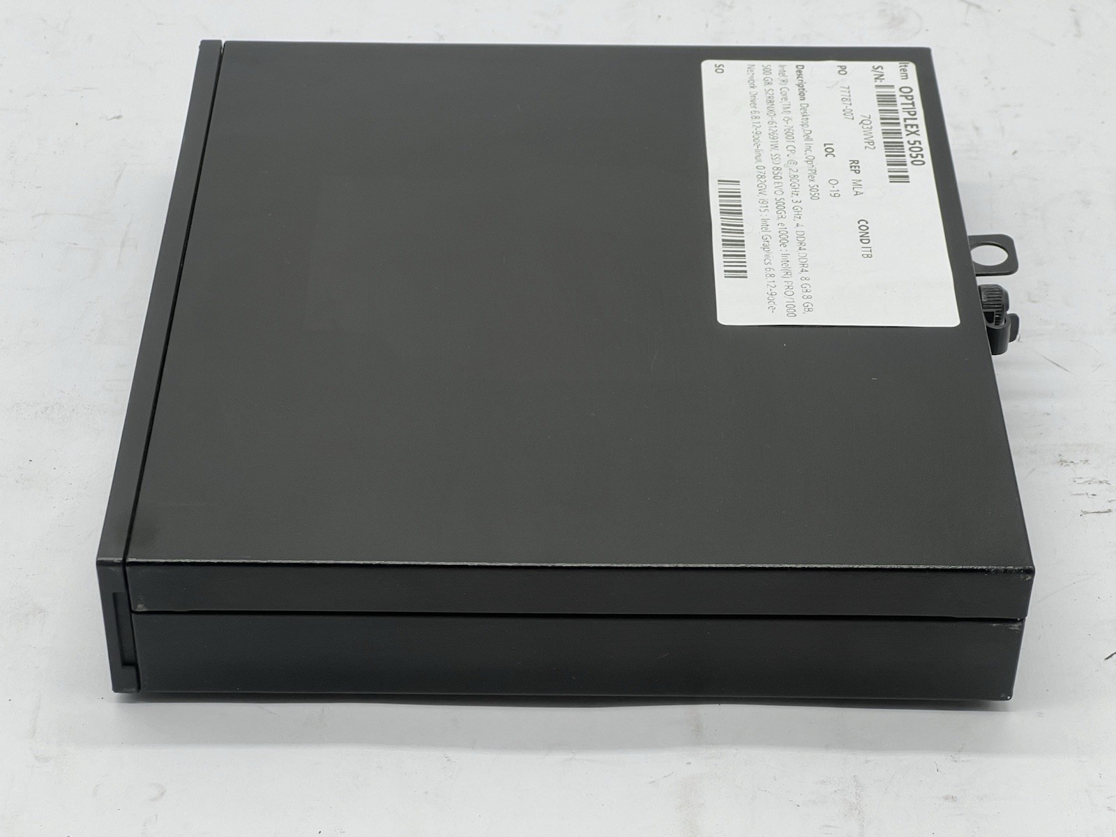 Dell OptiPlex 5050 MFF, i5-7600T CPU, @ 2.80GHz, 16GB RAM, 500GB SSD-No OS/AC