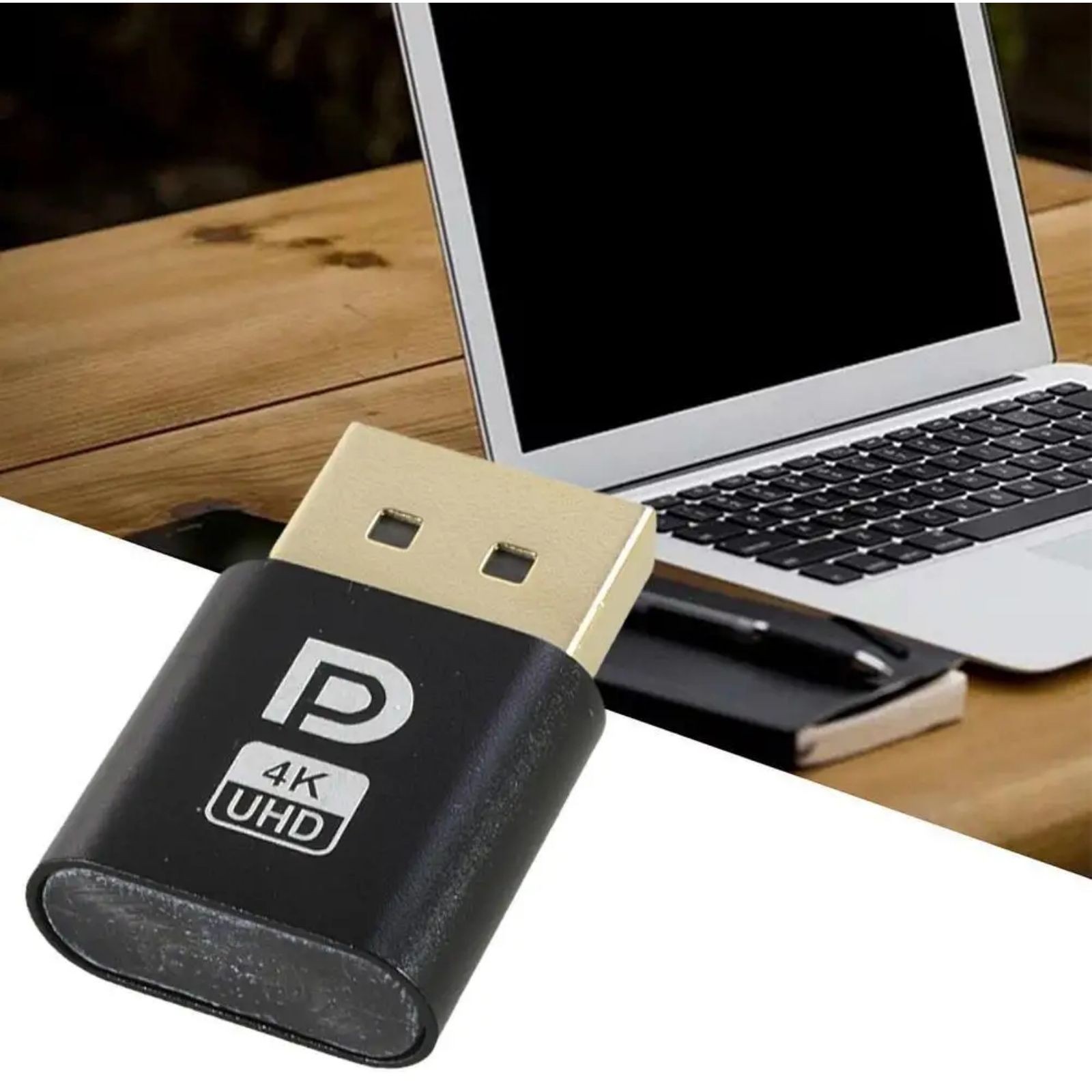 1PC 4K DP DisplayPort Dummy Plug – Virtual Display Adapter for PC Graphics Card