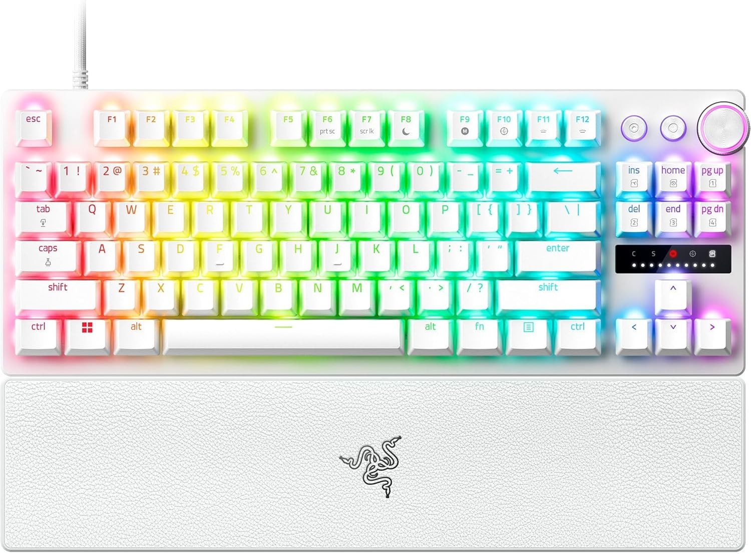 Razer – Huntsman V3 Pro TKL Wired Analog Optical Linear Switch Gaming Keyboar…