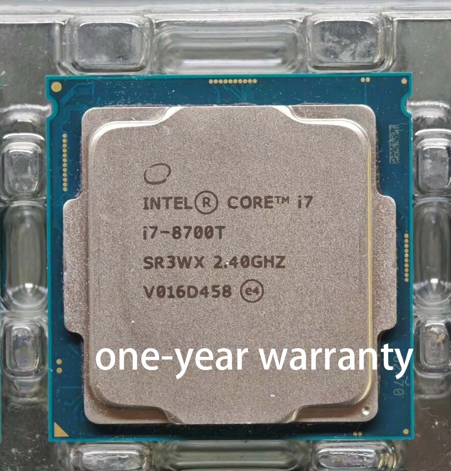 Intel Core i7-8700T SR3WX 6 Core 12 Threads 2.40GHz LGA1151 CPU processor