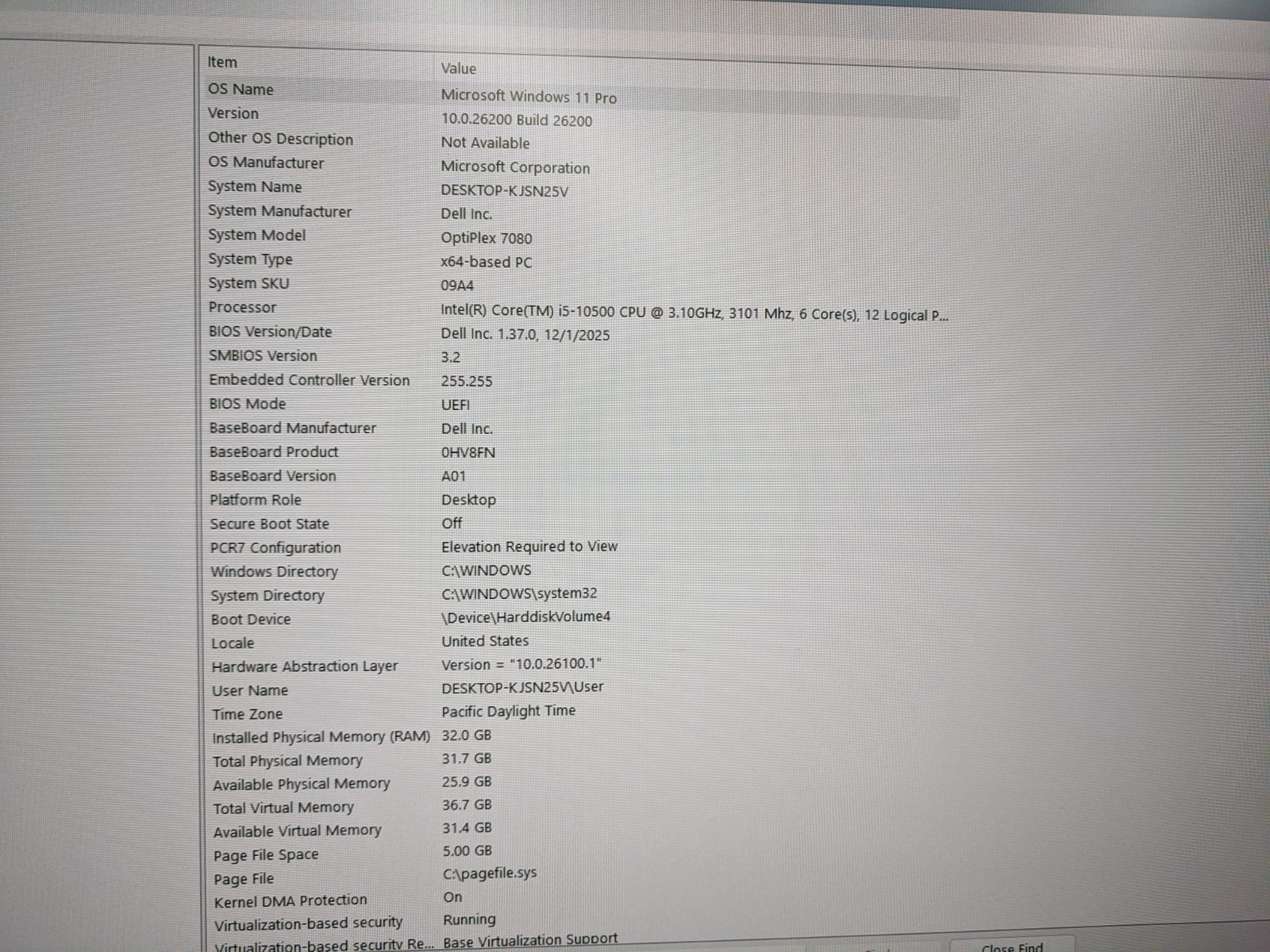 Dell OptiPlex 7080 SFF Intel Core i5-10500@3.1GHz, 32GB RAM, 2 HDs, W11 Pro