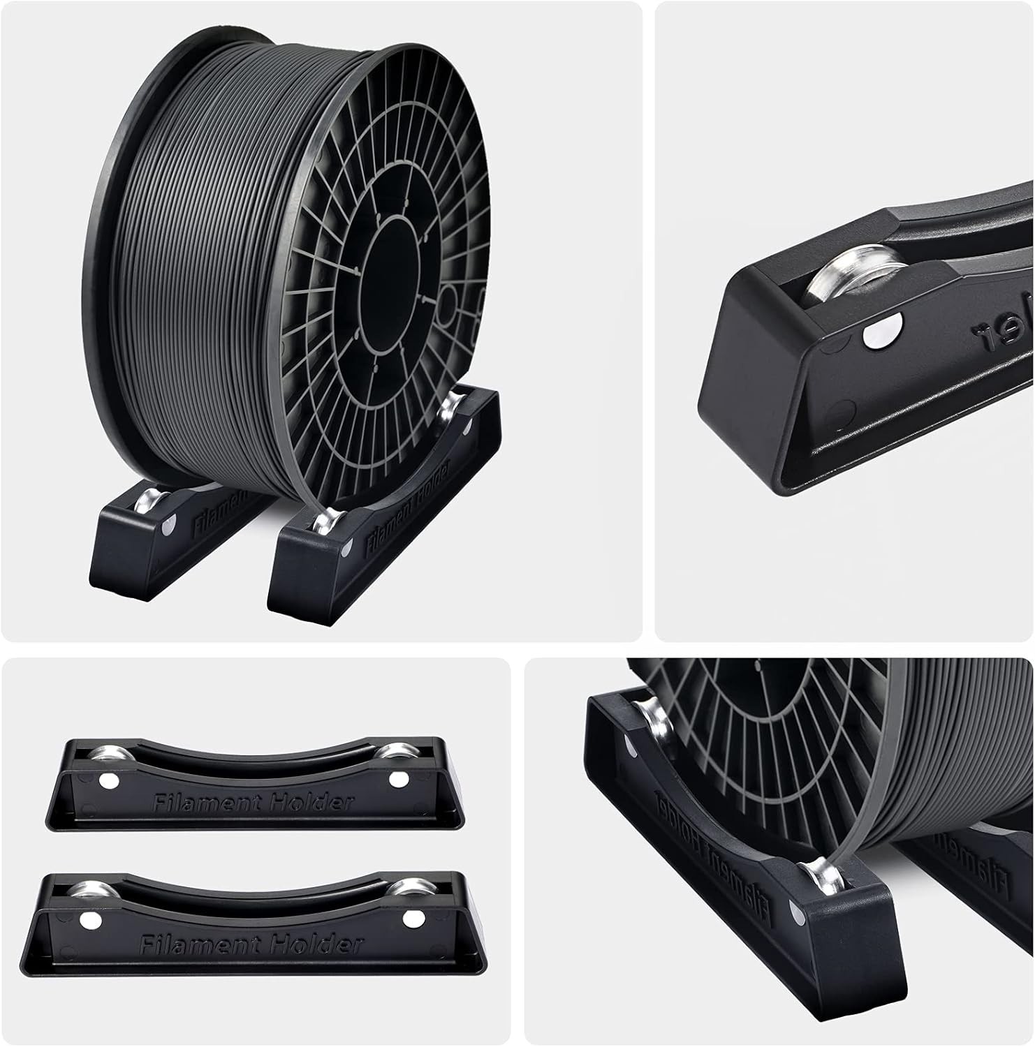 Easy-to-Use 3D Printer Spool Holder with Smooth Bearings for Precision Printing
