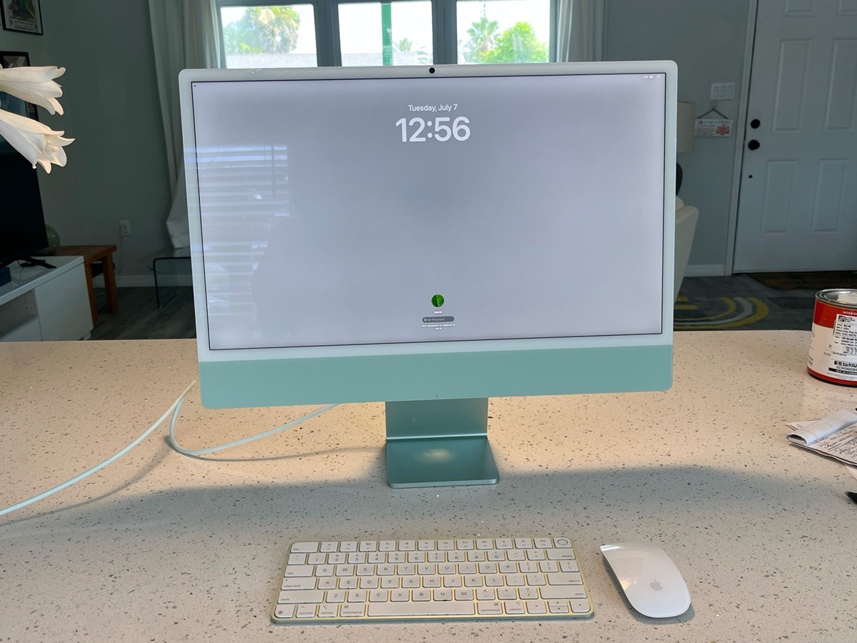 apple imac 24inch 2024 version 16 gb mem