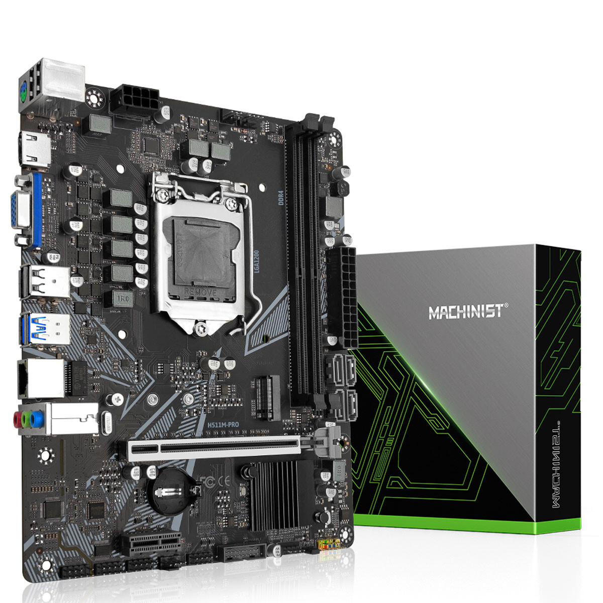 H511M PRO Motherboard LGA 1200 2*DDR4 VGA USB 2.0 USB 3.0 SATA3 On-Board Audio