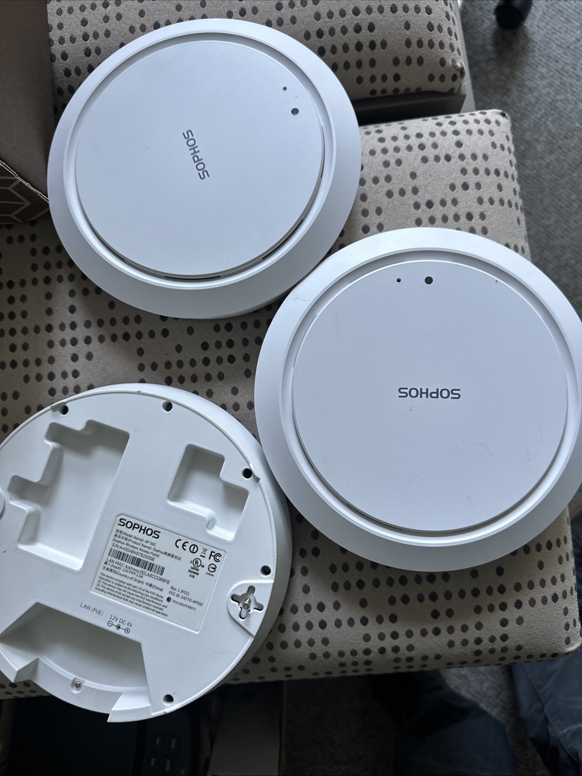 ThreeSophos AP 55C Wireless Access Point – Lot Of 3 POE And Sophos Central Ready
