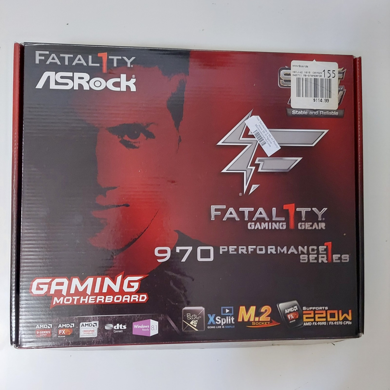 Asrock 970 Performance Fatal1ty Motherboard (Excellent Condition) in Retail Box