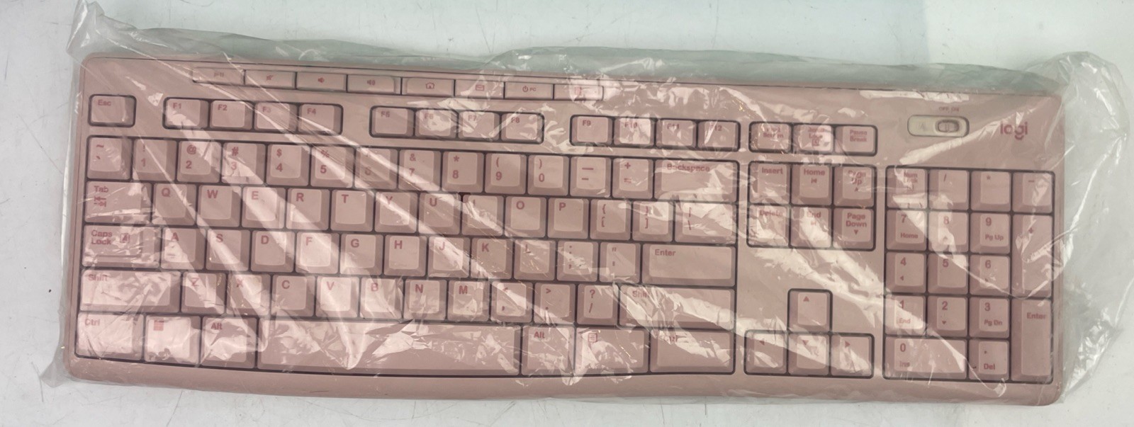 ⭐ NEW Logitech MK270 Pink Wireless Keyboard Only – NO MOUSE NO DONGLE RECEIVER ⭐
