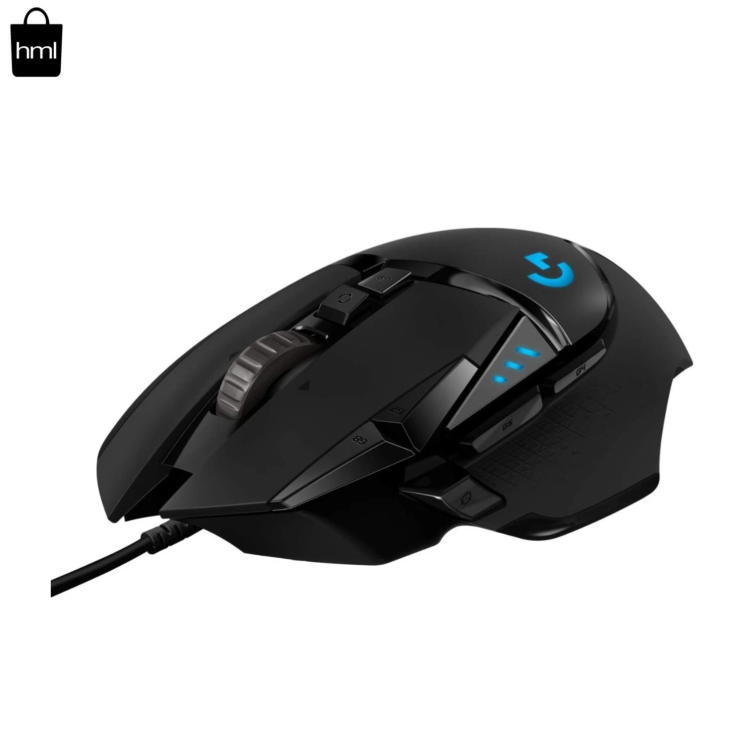 Logitech G502 Hero Wired Gaming Mouse – 25600 DPI, RGB, 11 Customizable Buttons