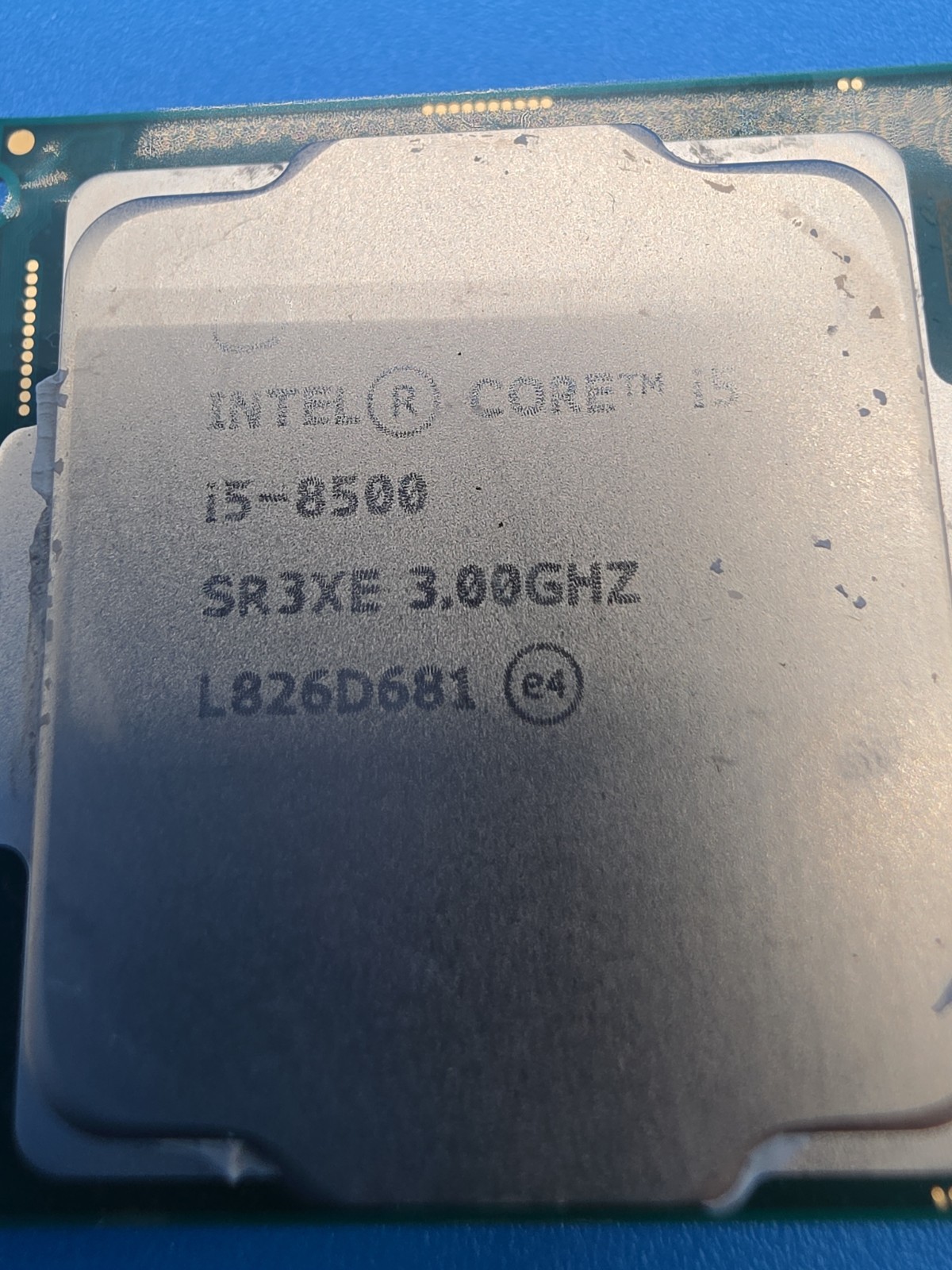 Intel Core i5-8500 SR3XE 3.00GHz 6-Core CPU Processor Socket 1151