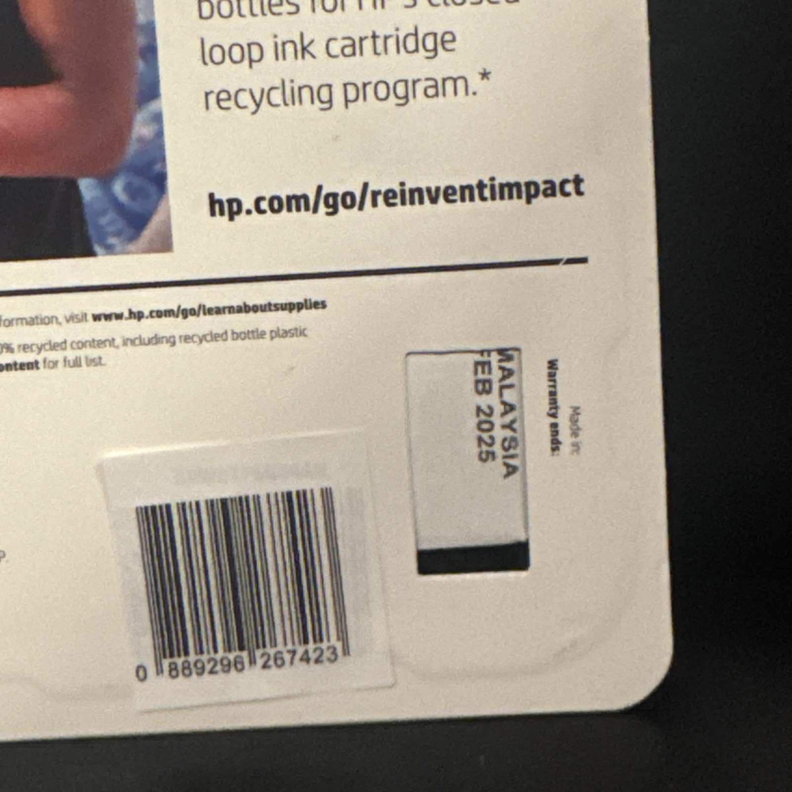 Genuine HP 63 XL Black Ink Cartridge High Yield Original OEM, Exp 02/2025, NEW