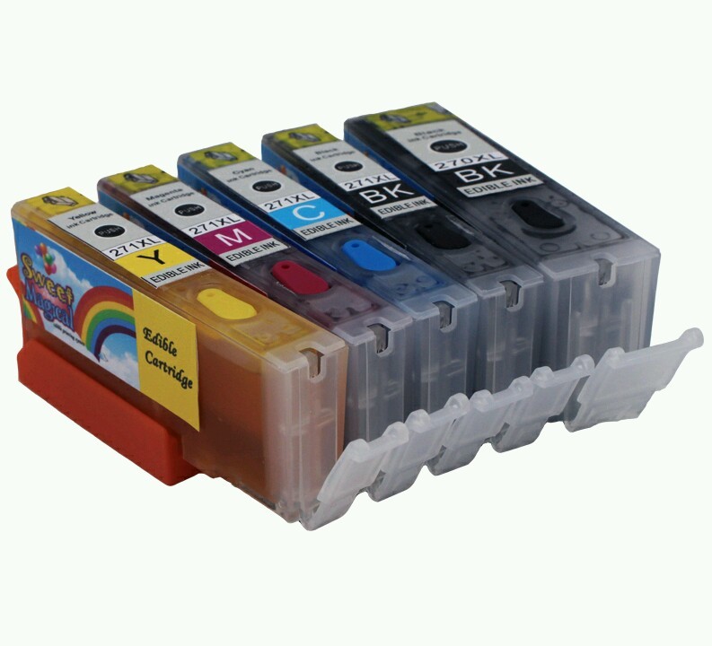 Full set EDIBLE ink Canon PGI-270 CLI-271 MG5720 MG6820 MG6821 TS5020 TS6020