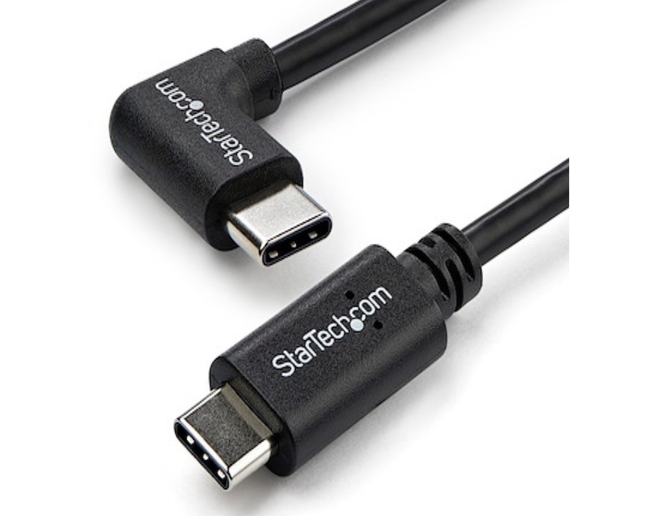 StarTech.com Right-Angle USB-C Cable – M/M – 1 m (3 ft.) – USB 2.0