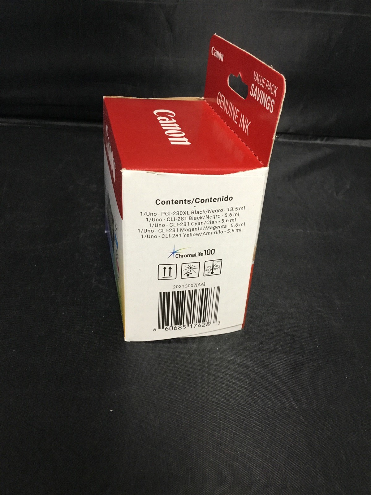Genuine Canon PGI-280 XL & CLI-281 Standard B/C/M/Y Ink Cartridges 5 PACK NEW